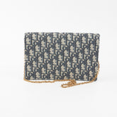 Christian Dior Saddle Oblique Wallet On Chain